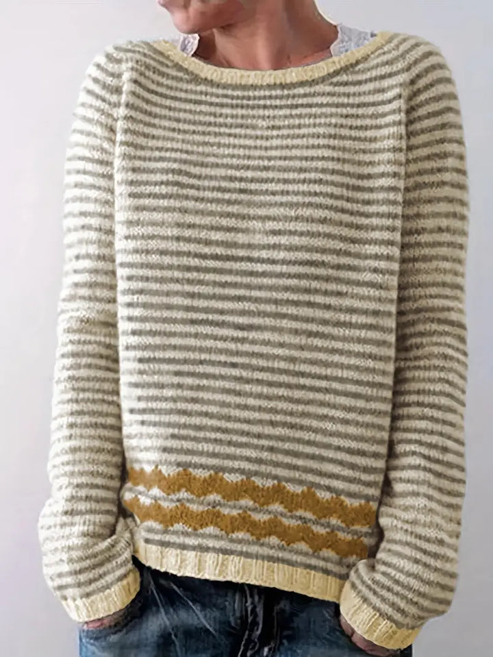 Maribel – Soft Striped Knit Jumper