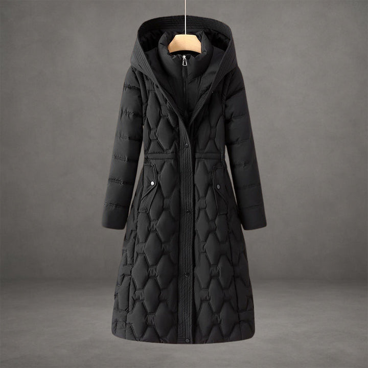 Olivia™ | Longline Hooded Down Coat