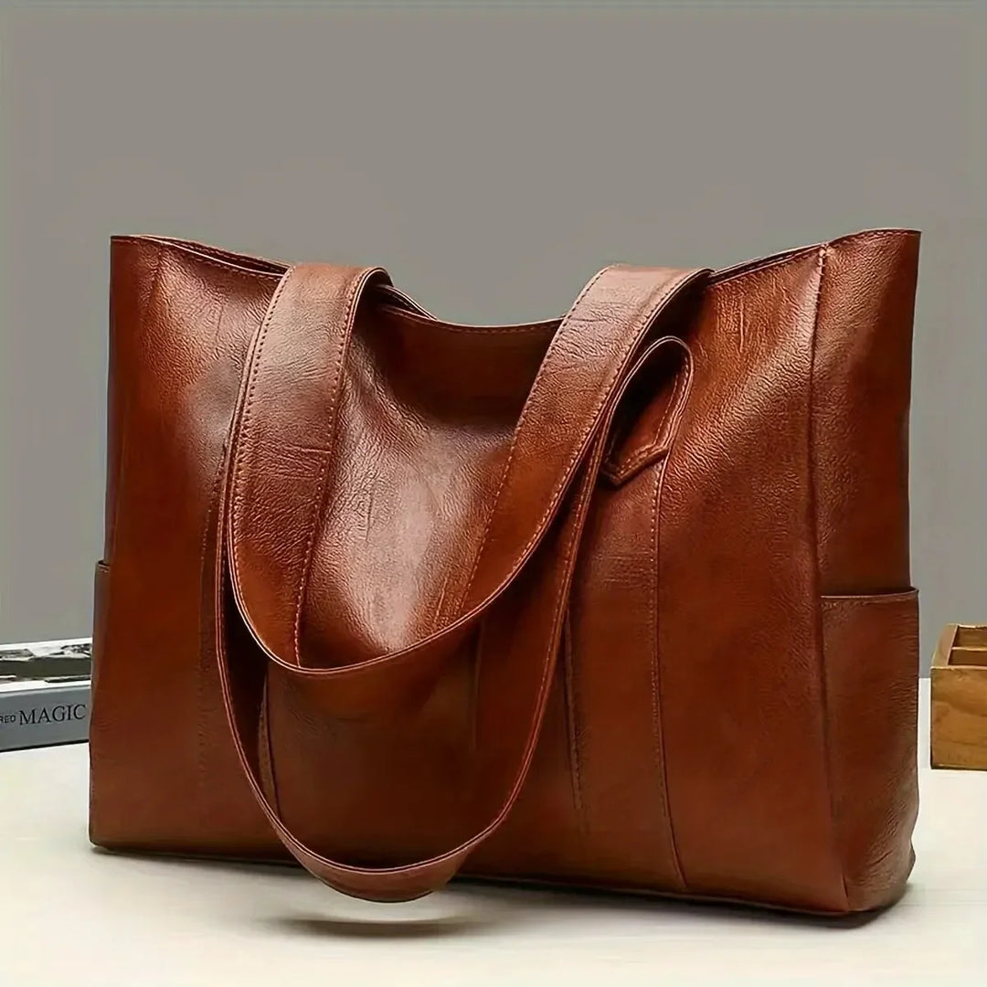Edith Classic Leather Tote