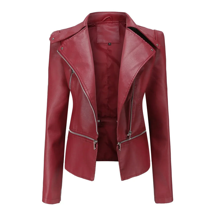 Lily™ | Veste moto classique féminine