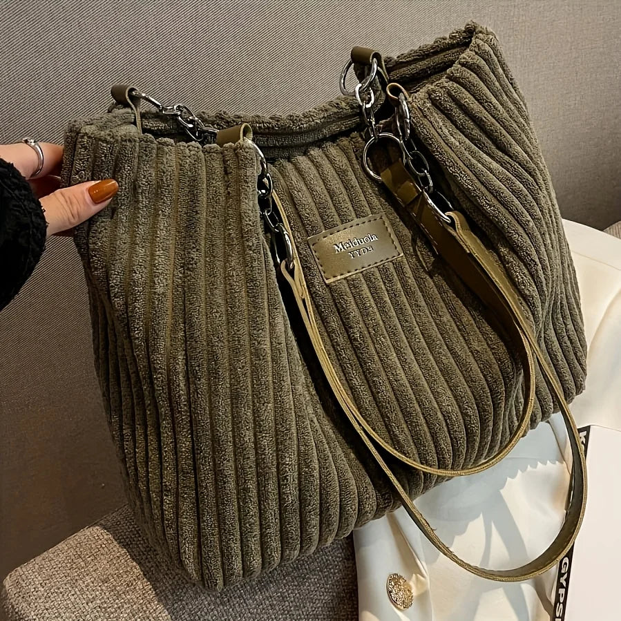 Florence Corduroy Shoulder Bag