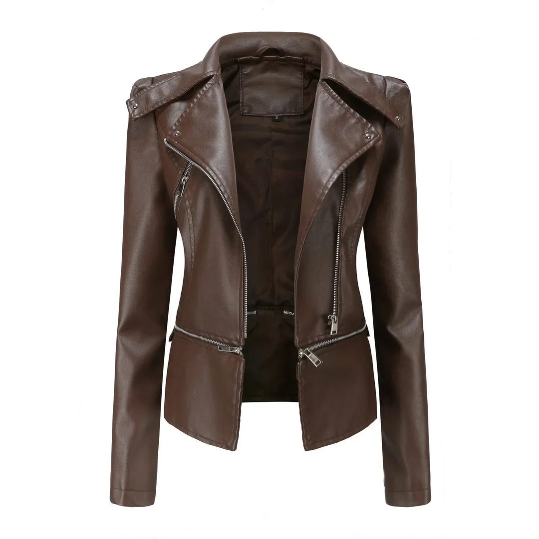 Lily™ | Veste moto classique féminine